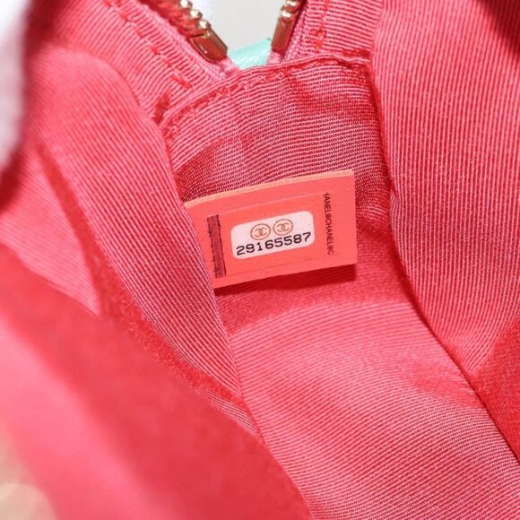 CHANEL Matelasse Chain Waist bag Leather Pink Gold CC Auth 125467SAM - Picture 10 of 16